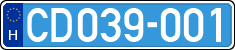 license plates of Hungary, Diplomatic