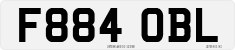 License plate of the United Kingdom, 1983 year system