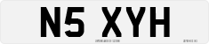 License plate of the United Kingdom, 1983 year system