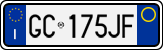 License plate of Italy, Cars (1994 year series)