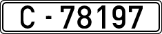 License plates of Spain, 1900 year series