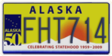 Alaska, Specialty plates (ABC123)