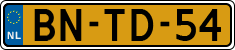 License plate of the Netherlands, Heavy Commercial Vehicles (1994 system)