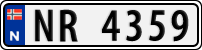License plate of Norway, Trailers, motorcycles, special vehicles
