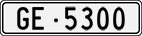License plate of Switzerland, Cars
