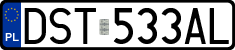License plates of Poland, Regular car plates