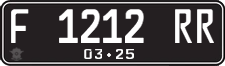License plate of Indonesia, Regular plates