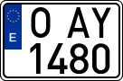 License plates of Spain, 1971 year series