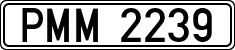 License plates of Spain, Official and military plates