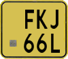 License plate of the Netherlands, Mopeds