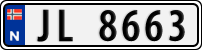 License plate of Norway, Trailers, motorcycles, special vehicles