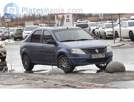 к003ет134, Renault Logan
