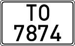 License plates of Spain, 1900 year series
