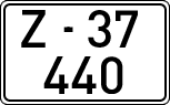 License plates of Spain, 1900 year series