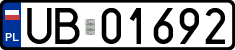 License plates of Poland, Military