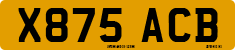 License plate of the United Kingdom, 1983 year system