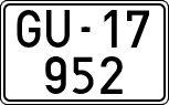 License plates of Spain, 1900 year series
