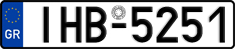 License plate of Greece, Cars