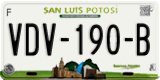 San Luis Potosí, Cars (AAA-000-A)