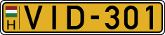 license plates of Hungary, Commercial vehicles (1990)