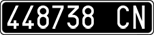 License plate of Italy, Cars (1927 year series)