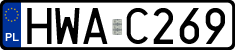 License plates of Poland, Authorities