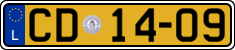 License plate of Luxembourg, Diplomatic