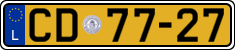 License plate of Luxembourg, Diplomatic