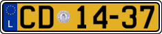 License plate of Luxembourg, Diplomatic