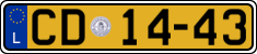 License plate of Luxembourg, Diplomatic