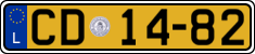 License plate of Luxembourg, Diplomatic