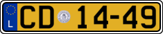 License plate of Luxembourg, Diplomatic