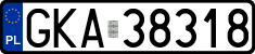 License plates of Poland, Regular car plates