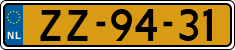 License plate of the Netherlands, Except vehicles / Oldtimers