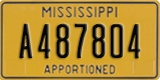 Mississippi, Apportioned