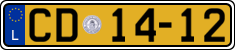 License plate of Luxembourg, Diplomatic