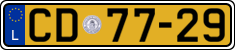 License plate of Luxembourg, Diplomatic
