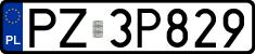 License plates of Poland, Regular car plates