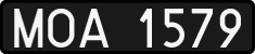 License plates of Poland, 1976 year system