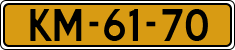 License plate of the Netherlands, Military