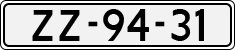 License plate of the Netherlands, Except vehicles / Oldtimers