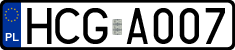 License plates of Poland, Authorities