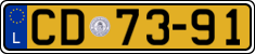 License plate of Luxembourg, Diplomatic