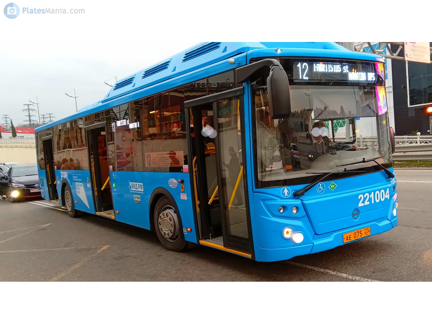 ае 075 23, LiAZ 5292 1st gen, 1st facelift, 2014–