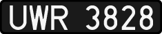 License plates of Poland, 1976 year system