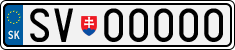 License plate of Slovakia, Vanity Plates