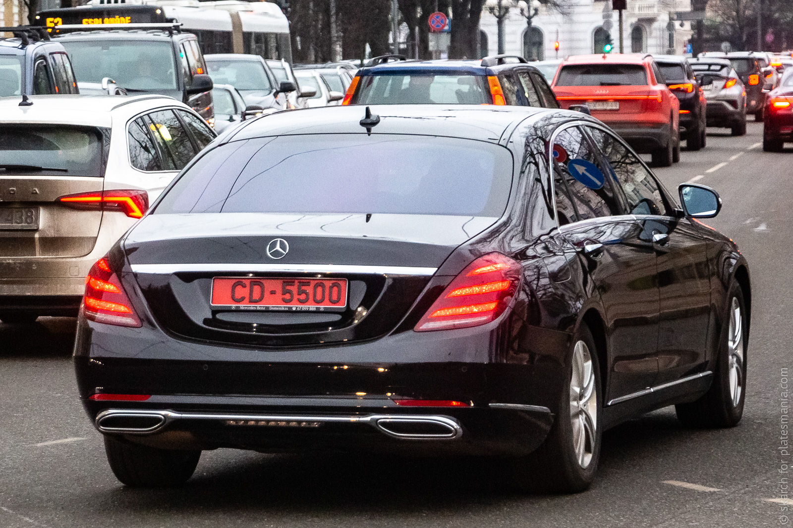 CD-5500, Mercedes-Benz S-Klasse 8th gen Sedan (W222/V222), 2013–2020