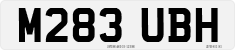 License plate of the United Kingdom, 1983 year system