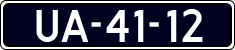License plate of the Netherlands, Commercial Vehicles (1951-1994 system)