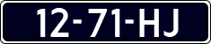 License plate of the Netherlands, Cars